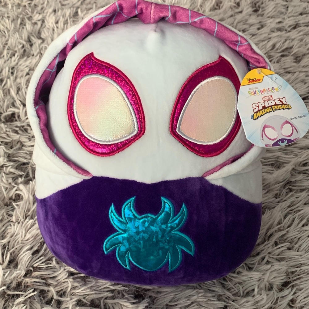 Squishmallow Ghost Spider
